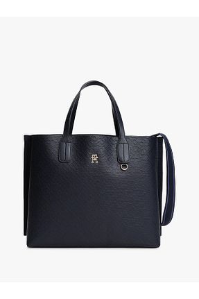 کیف دستی آبی زنانه چرم مصنوعی Tommy Hilfiger - کد 901399650