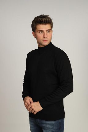 پلیور مشکی مردانه ساده Mavi Soles - کد 866008237