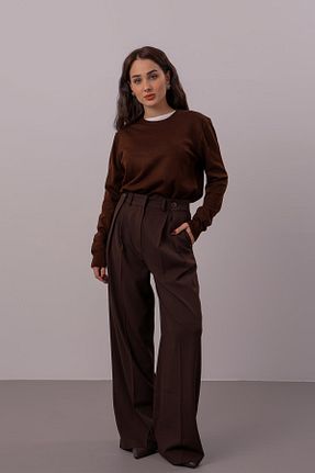 شلوار سرمه ای زنانه پلی استر FACETTE - کد 886076836