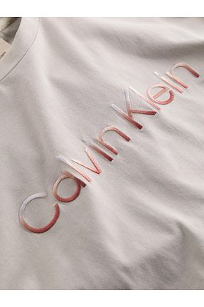تیشرت طوسی مردانه رگولار Calvin Klein - کد 920592597