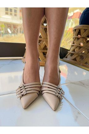 بوت / نیم بوت بژ زنانه پاشنه متوسط (5-9 سانتی متر) Elif Ay - کد 921361605