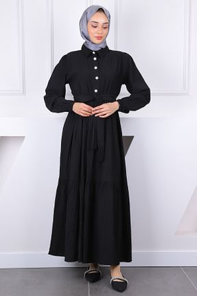 لباس حجاب مشکی زنانه رگولار İmajButik - کد 920611920
