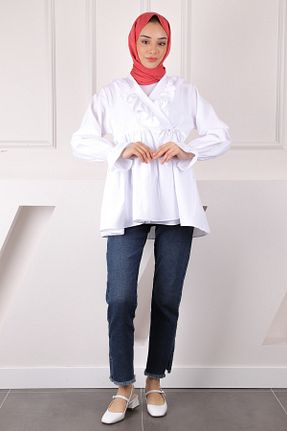 کیمونو و کافتان نباتی زنانه پنبه پلی استر İmajButik - کد 920611505