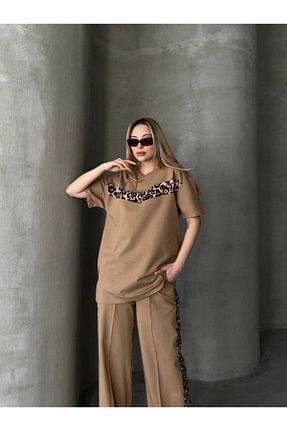 ست کرمکن اسپرت قهوه ای زنانه Rüzgara Dayanıklı 02Lady Fashion - کد 921546818