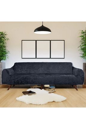 کاور مبل مشکی مخمل zilale - کد 921545480