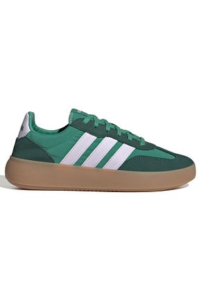 کفش اسنیکر سبز زنانه بند دار adidas - کد 887266413