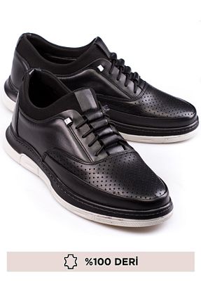 کفش کلاسیک مشکی مردانه چرم خالص maximoda - کد 54738058