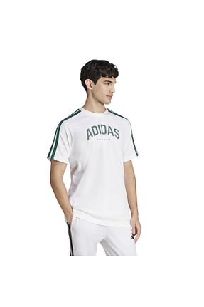 تیشرت اسپرت سفید مردانه رگولار adidas - کد 887265670