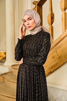 لباس حجاب مشکی زنانه رگولار Tuğba - کد 920630375