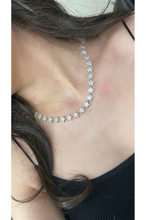 گردنبند استیل ( فولاد ) طوسی زنانه استیل (فولاد) Opia JEWELRY - کد 920630943