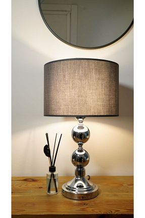 آباژور طوسی پارچه retro home design - کد 920639924
