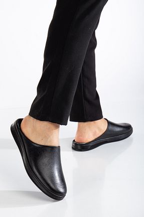 صندل اسپرت مشکی زنانه چرم مصنوعی TAZELER.SHOES - کد 905837688