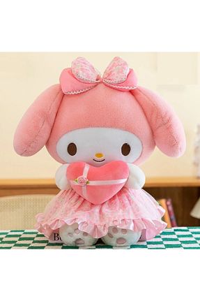 اسباب بازی مخملی صورتی بچه گانه 25 cm Zigver - کد 921554562