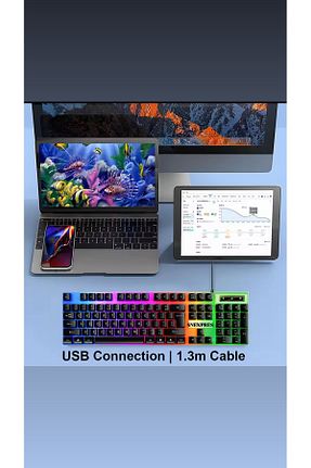 کیبورد مشکی SNEXPRES - کد 87659547