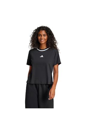 تیشرت مشکی زنانه رگولار adidas - کد 902889544