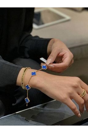 دستبند استیل (فولاد) آبی استیل ضد زنگ BORENO - کد 920675102