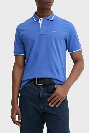 پولوشرت آبی مردانه %100 پنبه Tommy Jeans - کد 920674850
