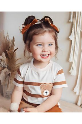 ست نوزادی قهوه ای بچه گانه پنبه ای PEAR BABY - کد 839541281