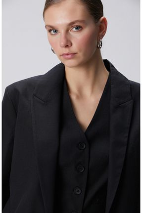 جلیقه مشکی زنانه بافتنی Network - کد 902671673