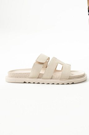 دمپائی بژ زنانه جیر Gökçe Shoes - کد 920712959