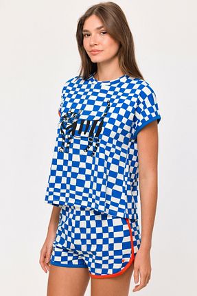 ست لباس راحتی آبی زنانه Woody - کد 921592249