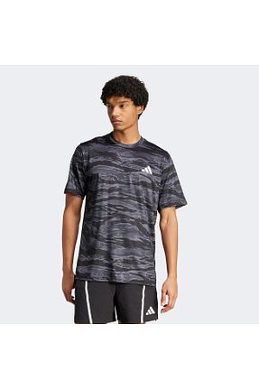 تیشرت اسپرت مشکی مردانه رگولار adidas - کد 900899796