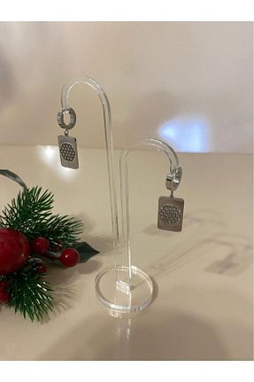 گوشواره استیل (فولاد) طوسی استیل (فولاد) MODEL - کد 920743112