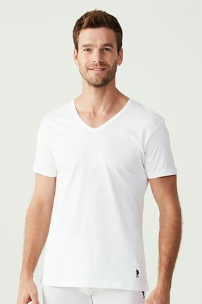 تیشرت سفید مردانه رگولار U.S. Polo Assn. - کد 921764027