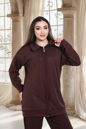 ست بالاتنه و پائین تنه قهوه ای زنانه جین NEWCO - کد 920752260