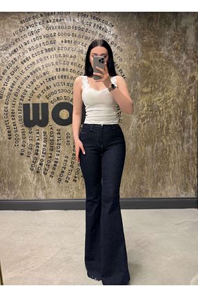 شلوار آبی زنانه جین missswans - کد 920753523