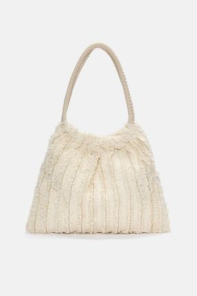 کیف دوشی نباتی زنانه Pull & Bear - کد 920759355