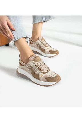 کفش بیرون بژ زنانه پارچه ای homiro - کد 835500790
