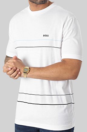 تیشرت سفید مردانه رگولار BOSS - کد 920771342