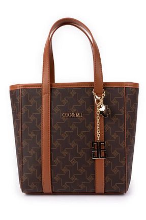 کیف دستی قهوه ای زنانه ابعاد کوچک Gio Mi - کد 733990515