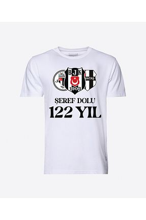 تیشرت سفید مردانه رگولار Beşiktaş - کد 922284728