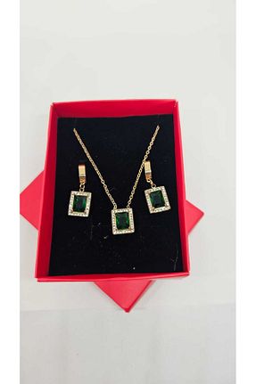 گردنبند استیل ( فولاد ) سبز استیل (فولاد) TE DÜKKAN - کد 920778308