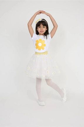 ست بالاتنه و پائین تنه زرد بچه گانه بافت Nacar - کد 921670939