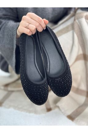 بابت مشکی زنانه پارچه ای İmerShoes - کد 920778969