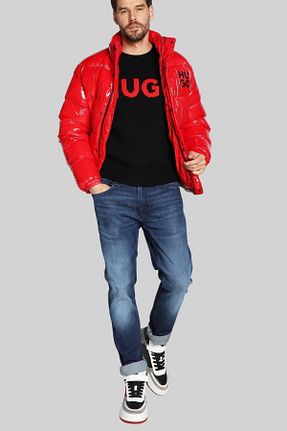 شلوار جین سرمه ای مردانه جین HUGO - کد 920778104