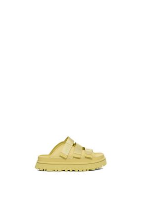 دمپائی زرد زنانه چرم خالص UGG - کد 920793726