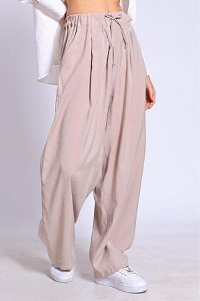 شلوار بژ زنانه پارچه Perry - کد 920835757
