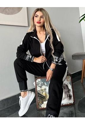 ست گرمکن مشکی زنانه پنبه ای MİMİ Luxury Wear - کد 797199624