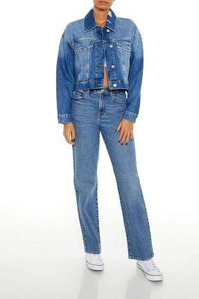 شلوار جین آبی زنانه جین Forever 21 - کد 920835607