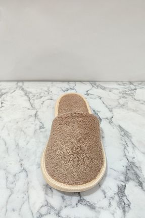 دمپائی خانگی قهوه ای زنانه پارچه ای Genel Markalar - کد 863327145