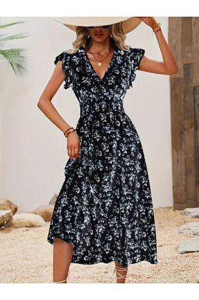 لباس مشکی زنانه بافتنی Viyamo - کد 920874347