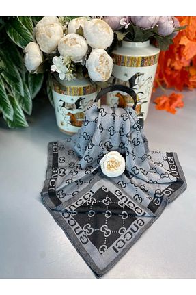روسری طوسی پنبه ای Oxygen Scarfs - کد 920867942