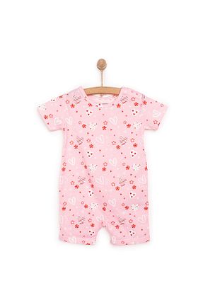 سرهمی صورتی بچه گانه آستین کوتاه ebebek Hello Baby - کد 920844084