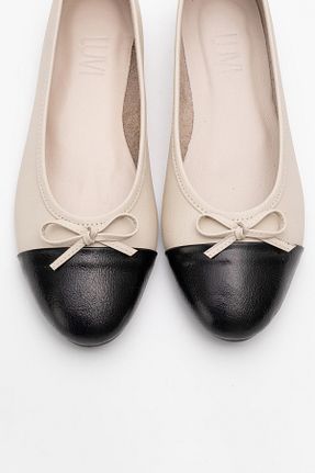 بابت بژ زنانه چرم خالص luvishoes - کد 920872827