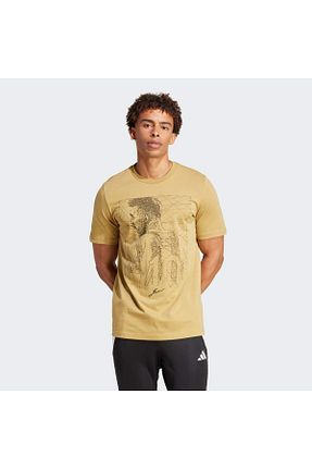 تیشرت خاکی مردانه رگولار adidas - کد 920860485