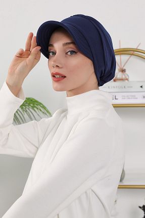 کلاه شنای حجاب سرمه ای Aisha